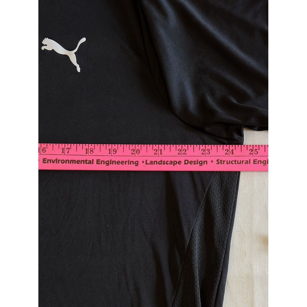 Puma Training DryCell Athletic Knit Shirt Men's Size XXL Black Short Sleeve - Picture 6 of 8